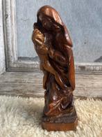Houten beeldje van Maria met kind, Antiek en Kunst, Ophalen of Verzenden