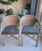 Rieten Tuinstoelen - Set van 2, Huis en Inrichting, Ophalen, Gebruikt, Twee, Bruin