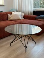 Salontafel - Glazen tafelblad, Ophalen, Gebruikt, Rond, Minder dan 50 cm