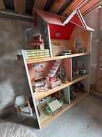 Mini matters klassiek houten poppenhuis, Ophalen, Poppenhuis
