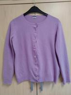 Benetton 100% Extra fine merino wol vest L 42 Lila Paars, Verzenden, Benetton, Paars, Maat 42/44 (L)