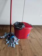 Vileda dwijlemmer met mop, Ophalen