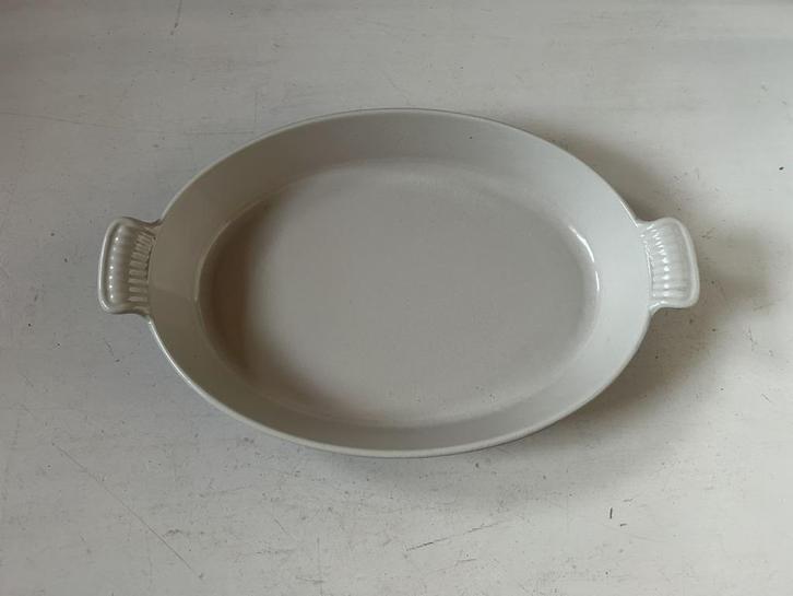 Le Creuset ovaal ovenschaal 36 cm, bruin - nieuw, Huis en Inrichting, Keuken | Potten en Pannen, Nieuw, Koekenpan of Braadpan