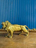 Bronzen Leeuw Sculptuur Antiek, Antiek en Kunst, Ophalen of Verzenden