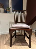 Sef van 6 eetkamerstoelen - Houten Frame, Huis en Inrichting, Stoelen, Ophalen, Gebruikt, Bruin, Klassiek