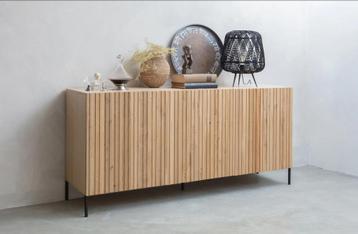 Woood Gravure Dressoir - Naturel Eik beschikbaar voor biedingen