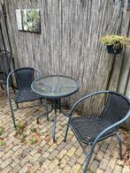 Tuinsetje met 2 stoelen en tafel, Overige materialen, Gebruikt, Stoel, Tuinset