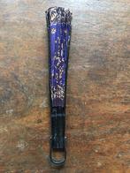 Mooie handgemaakte waaier, Ophalen of Verzenden, Zo goed als nieuw, Paars