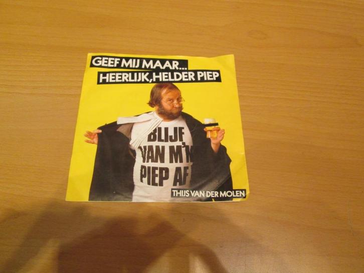 Thijs Van Der Molen - Geef Mij Maar Heerlijk Helder Piep / M, Cd's en Dvd's, Vinyl Singles, Gebruikt, Pop, Ophalen of Verzenden