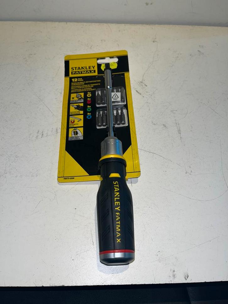 STANLEY FATMAX Schroevendraaier/Bitset NIEUW, Doe-het-zelf en Verbouw, Gereedschap | Handgereedschap, Nieuw, Ophalen of Verzenden