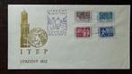 1e dag envelop 1952 Utrecht I T E P, Postzegels en Munten, Ophalen of Verzenden, Onbeschreven, Nederland