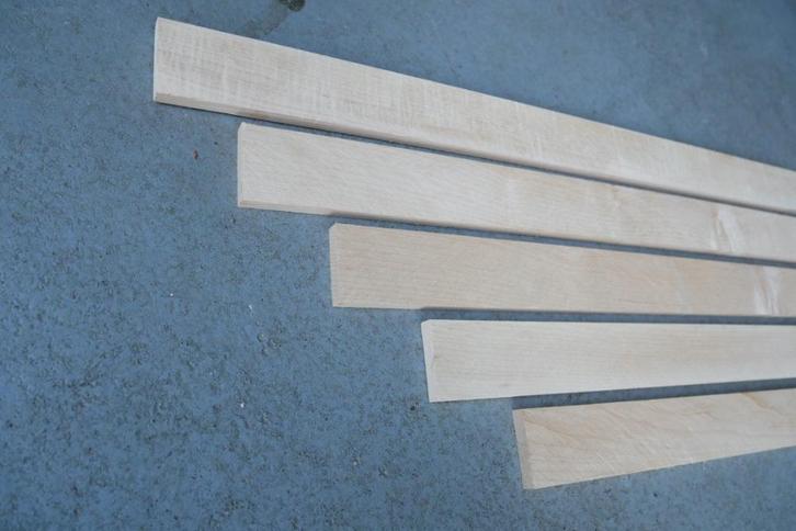 ESDOORN (Hard Maple) Latten: Scherpste Prijs van NL!, Doe-het-zelf en Verbouw, Plinten en Afwerking, Nieuw, Plinten, Overige materialen