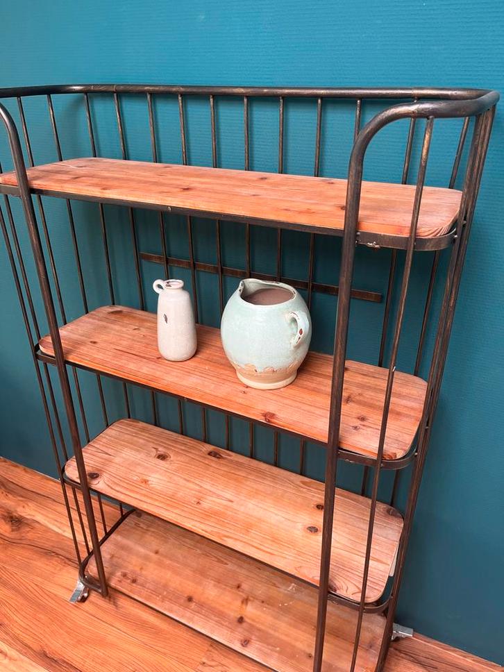 Industriële trolley / bakkerskast, Huis en Inrichting, Kasten | Stellingkasten, Zo goed als nieuw, Ophalen