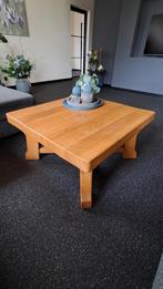 Zware eikenhouten salontafel Robuust stijlvol en oerdegelijk, Ophalen, Gebruikt, 50 tot 100 cm, 50 tot 100 cm