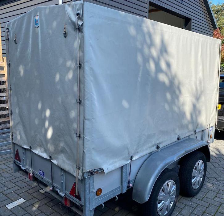 mooie aanhanger / aluminium aangeboden., Auto diversen, Aanhangers en Bagagewagens, Gebruikt, Ophalen