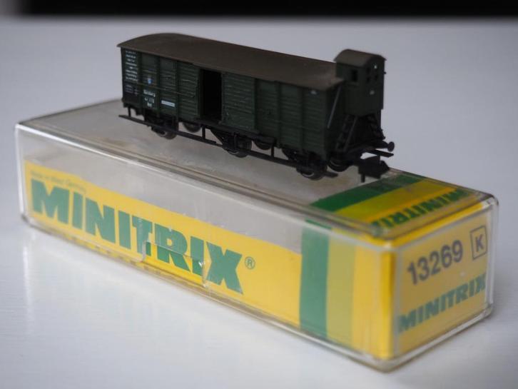 Bayerse wagon Minitrix 13269, Hobby en Vrije tijd, Modeltreinen | N-Spoor, Zo goed als nieuw, Wagon, Gelijkstroom, Trix, Analoog