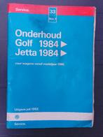 Werkplaatsboek Vw Golf 2 / Jetta onderhoud vanaf mj 1986, Ophalen of Verzenden, Gelezen, Volkswagen