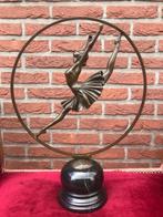 grote bronzen sculptuur, DE HOEPELDANSERES, Antiek en Kunst, Antiek | Koper en Brons, Ophalen of Verzenden, Brons