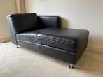 Chaise longue, Ophalen, Eenpersoons, Leer, Zo goed als nieuw