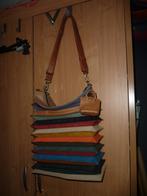 Artivo grote unieke tas van echt rundleer model harmonica, Sieraden, Tassen en Uiterlijk, Verzenden, Nieuw, Leer