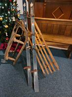 Vintage Horeca Decoratie: Ski's en Houten Rek, Ophalen of Verzenden, Gebruikt