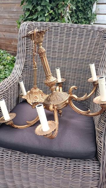 Verzwaarde kroonluchter 6-arms  beschikbaar voor biedingen