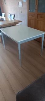 eetkamertafel, Huis en Inrichting, Tafels | Eettafels, Ophalen, Gebruikt, 100 tot 150 cm, Jaren 80