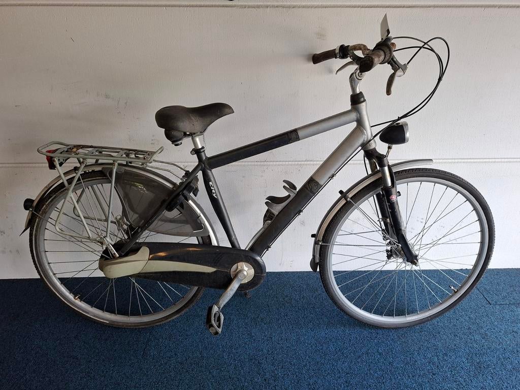 City herenfiets 50cm opknapper, Fietsen en Brommers, Fietsen | Heren | Herenfietsen, Gebruikt, Versnellingen, 49 tot 53 cm, Ophalen