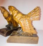 Antieke Handgemaakte Boekensteunen - Duitsland, Ophalen of Verzenden