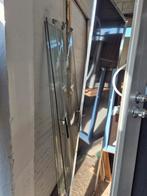 Douchecabine met douchebak, draaideur, zijwand, zwart, Ophalen of Verzenden, Nieuw, Met douche