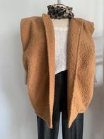Wauw oversized vest bodywarmer camel beige OS = S/36 -M/38, Kleding | Dames, Bruin, Verzenden, Zo goed als nieuw, Maat 36 (S)
