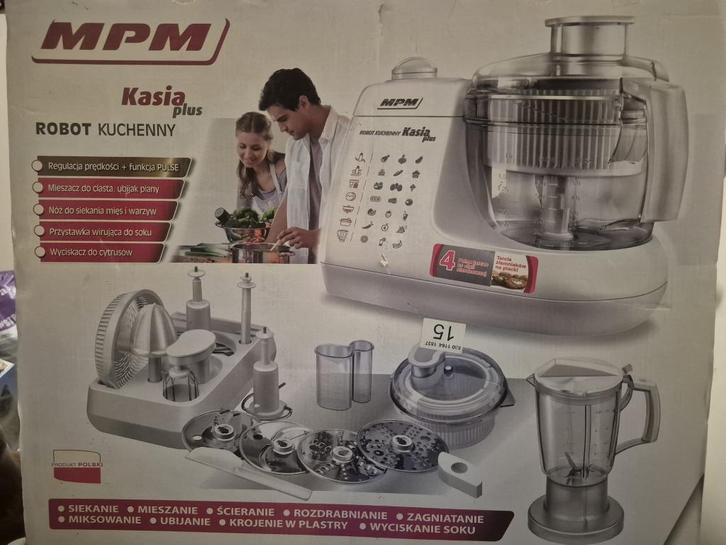 MPM KasiaPlus keukenrobot, Witgoed en Apparatuur, Keukenmixers, Nieuw, 4 liter of meer, 3 snelheden of meer, Ophalen