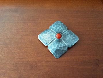 Zilveren Amsterdamse School Broche beschikbaar voor biedingen