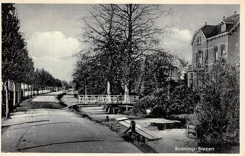Boskoop-Biezen, Ophalen of Verzenden, 1920 tot 1940, Gelopen, Zuid-Holland