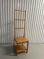 IKEA Rågrund stoel met handdoekenrek, Huis en Inrichting, Ophalen, Gebruikt, Bruin, Eén