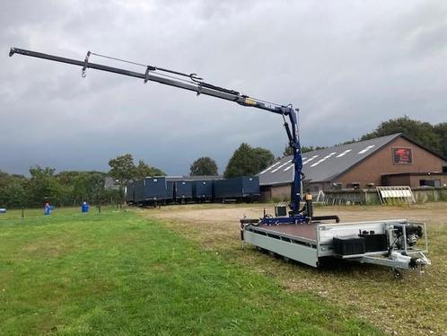 Amco Veba 903 N5 3S laadkraan met afstandsbed op Hulco aanha, Auto diversen, Aanhangers en Bagagewagens, Nieuw, Ophalen