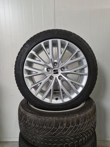 17' Seat Leon Velgen met winterbanden Origineel  beschikbaar voor biedingen
