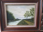 Schilderij Landschap met Water, Ophalen of Verzenden