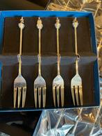 16 FNV Gebaksvorkjes - 25 Jaar FNV Bouw NIEUW in doos, Antiek en Kunst, Antiek | Bestek, Ophalen of Verzenden