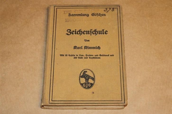 Antieke Tekenschool — Kleur- & Goudplaten [1913], Boeken, Kunst en Cultuur | Beeldend, Gelezen, Ophalen of Verzenden