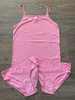 Meisjes hemd + 2 onderbroeken roze 146 / 152 HEMA, Nacht- of Onderkleding, Meisje, Ophalen of Verzenden, Zo goed als nieuw