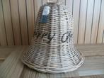 Riviera Maison rustic rattan grote Kerst klok / bel, Diversen, Kerst, Ophalen of Verzenden, Zo goed als nieuw