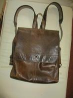 Leren grote  3  vaks   Rugtas  Micmacbaqs Handmade, Overige merken, Verzenden, 25 tot 40 cm, Zo goed als nieuw