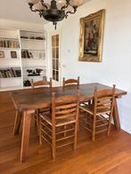 Houten eettafel 182x80, Huis en Inrichting, Tafels | Eettafels, Ophalen, 200 cm of meer, 50 tot 100 cm, Zo goed als nieuw