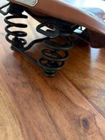 Brooks Lederen Fietszadel + Handvatten, Fietsen en Brommers, Fietsonderdelen, Ophalen of Verzenden, Gebruikt, Algemeen, Zadel