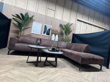 Home Center Eco Lederen Hoekbank - Bruin - 300 x 225 beschikbaar voor biedingen