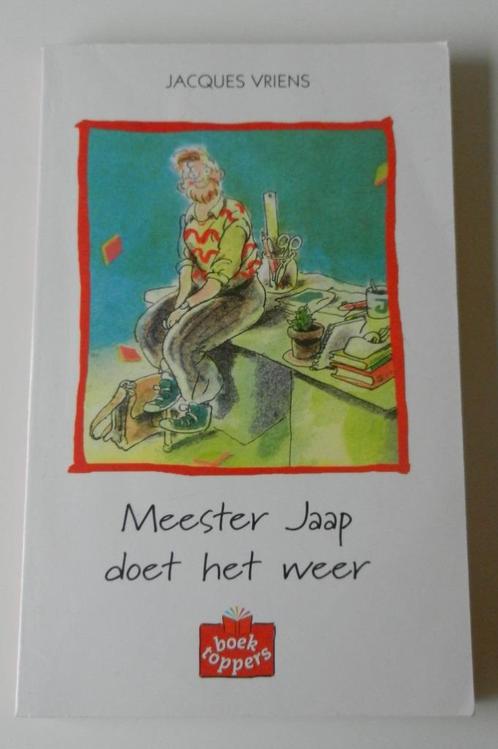 Meester Jaap doet het weer. Auteur: Jacques Vriens, Boeken, Kinderboeken | Jeugd | onder 10 jaar, Zo goed als nieuw, Fictie algemeen