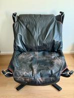 Falcon Lederen Lounge Stoel Sigurd Ressel Vatne Møbler 70’s, Huis en Inrichting, Fauteuils, Ophalen, Gebruikt, Falcon, 75 tot 100 cm