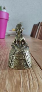 koperen dames bel, Antiek en Kunst, Antiek | Koper en Brons, Ophalen of Verzenden, Koper