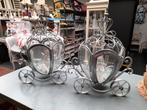 Koets wind lichten 85.00 p.s zilver kleurige, Huis en Inrichting, Woonaccessoires | Kandelaars en Kaarsen, Ophalen of Verzenden